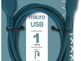 Кабель GAL USB / microUSB 1 м Синий