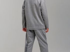 Комплект трикотажный для мальчиков: фуфайка (футболка с длинными рукавами), брюки