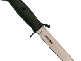 Тактический нож Kizlyar Supreme Combat SW, сталь AUS-10Co, рукоять Kraton, оливковый
