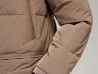 Пуховое полупальто со съемным капюшоном