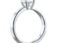 Помолвочное кольцо из белого золота э4712кц12220602