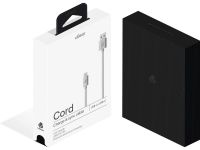 Кабель uBear uBear Cord USB-A - USB-C, 1.2 м серый