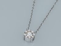 Классическая подвеска из серебра э0612пд05153500_white