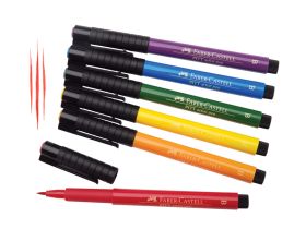 Ручка капиллярная Faber-Castell "Pitt artist pen" B, холодный серый 4