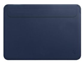 Чехол для ноутбука WIWU Skin New Pro II PU Leather Sleeve для Apple MacBook Pro 16.2 (синий)