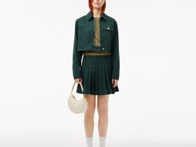 Женская футболка Lacoste свободного кроя из мягкого хлопка