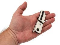 Складной нож Maxace Capsule-2, сталь 10CR15COMOV, рукоять G10, белый