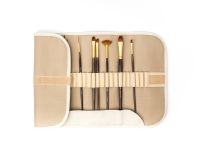 Набор кистей Синтетика Малевичъ "Claude" 12 шт, в пенале-скрутке, оливковый