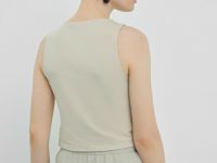 Укороченный топ, Бежевый