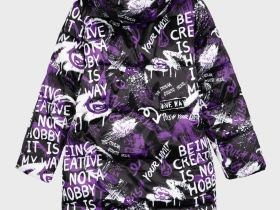 Пальто текстильное с полиуретановым покрытием для девочек