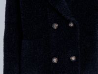 Двубортный вязаный жакет