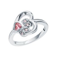 Серебряное кольцо с фианитами
