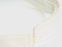 Козырёк на липучке для девочек, Белый