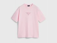 Футболка с принтом, Розовый