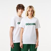 Хлопковая футболка Lacoste унисекс