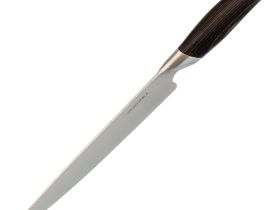 Нож кухонный поварской Okroshka Truffle 20.5 см, сталь 9cr18mov, рукоять Pakka Wood