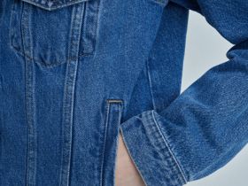 Джинсовая куртка, Синий