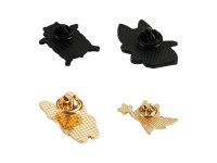 Набор металлических значков MESHU "Funny company", эмаль, 4 шт