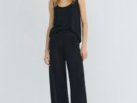 Вязаная майка, Черный