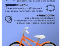 Детский велосипед Pifagor Point 16, год 2024, цвет Оранжевый-Белый