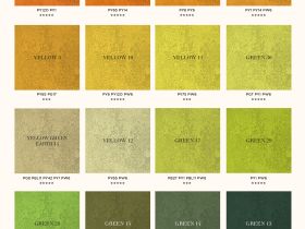 Пастель сухая ручного изготовления nuance., GREEN 15 (PY42, PY1, PBL7)