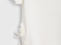 Футболка с бантами и вышивкой для девочек, Белый