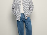 Рубашка свободного силуэта в полоску