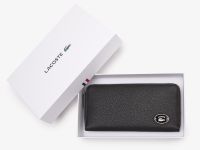 Клатч Lacoste с металлическим лого из зернистой кожи