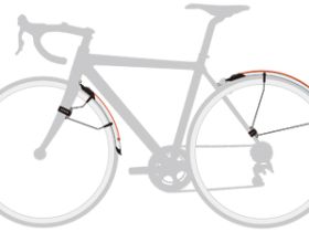 Набор полнопрофильных крыльев с подсветкой Topeak DeFender iGlow X TIG-DF02 (черный / красный)