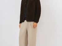 Куртка-рубашка из натуральной замши, Коричневый