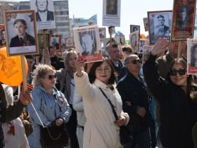 Фото. В Якутске акция «Бессмертный полк» собрала более 50 тысяч человек