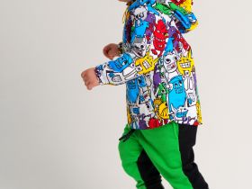 Куртка детская текстильная с полиуретановым покрытием для мальчиков (ветровка)