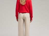 Брюки прямого кроя из вельвета