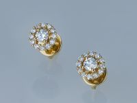 Пусеты из желтого золота э0312пс04190300_white