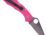 Складной нож Spyderco Delica 4 сталь S30V, рукоять Pink FRN