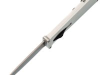 Автоматический нож Daggerr Кощей Slim SW, сталь D2, рукоять белый алюминий