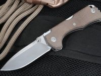 Нож складной Hide Folder, Green Micarta Scales, Crucible CPM® S30V™, Tommaso Rumici Design 7.5 см.