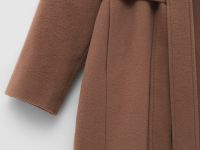 Пальто oversize силуэта с шерстью