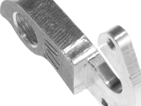 Держатель заднего переключателя "петух" Meta №220 фрезерованный (серебристый)