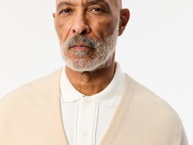 Мужской шерстяной кардиган Lacoste свободного кроя