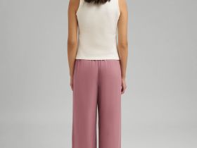 Брюки-палаццо с эластичным поясом