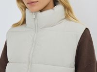 Утеплённый жилет, Бежевый