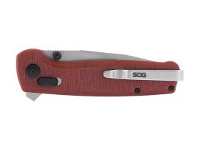 Складной нож SOG Terminus XR, сталь D2 SW, рукоять G-10, красный (коробка)