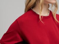 Удлиненная футболка прямого кроя