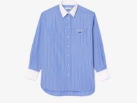 Женская рубашка Lacoste стандартного кроя с контрастным воротником