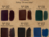 Набор пастели сухая, мягкая ручной работы EARTHBERRY "Лесная чаща", 6 цветов