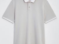 Поло с контрастной отделкой