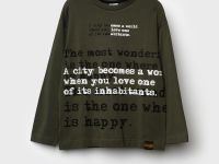 Фуфайка трикотажная для мальчиков (футболка с длинными рукавами)