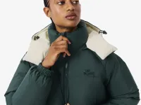 Женская парка Lacoste с капюшоном