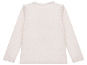 Фуфайка трикотажная для девочек (футболка с длинными рукавами)